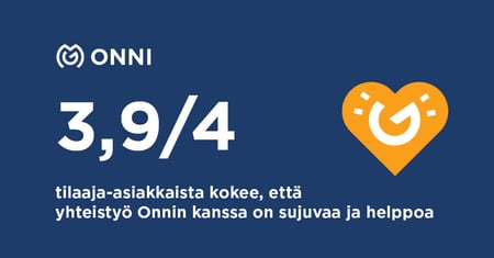 Tilaaja-asiakkaiden kokemuksia Onnista 2025
