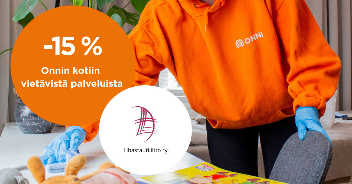 -10 % säännöllisestä siivouksesta (1)