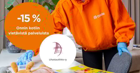 Lihastautiliiton jäsenille -15 % Onnin palveluista