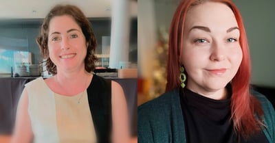 Onnin laatu- ja myyntipäälliköt Olga ja Anna